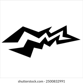 simple tribal shape for logo or car decal