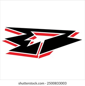 simple tribal shape for logo or car decal
