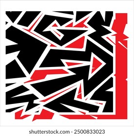 simple tribal shape for logo or car decal