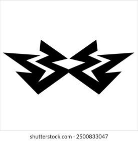 simple tribal shape for logo or car decal
