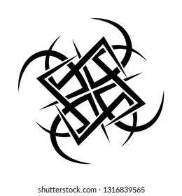 simple tribal tattoo vector