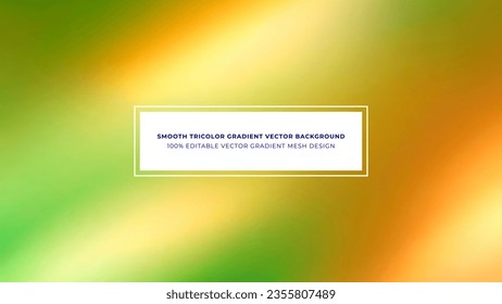 Simple Tricolor Gradient Color Vector Abstract Background
