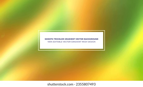 Simple Tricolor Gradient Color Vector Abstract Background
