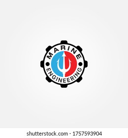 Simple Trident Company Logo Design