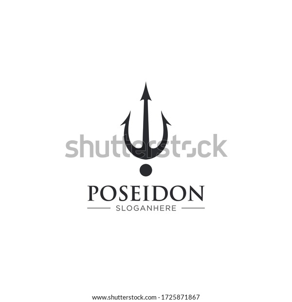 Simple Trident\
Poseidon Company Logo\
Design