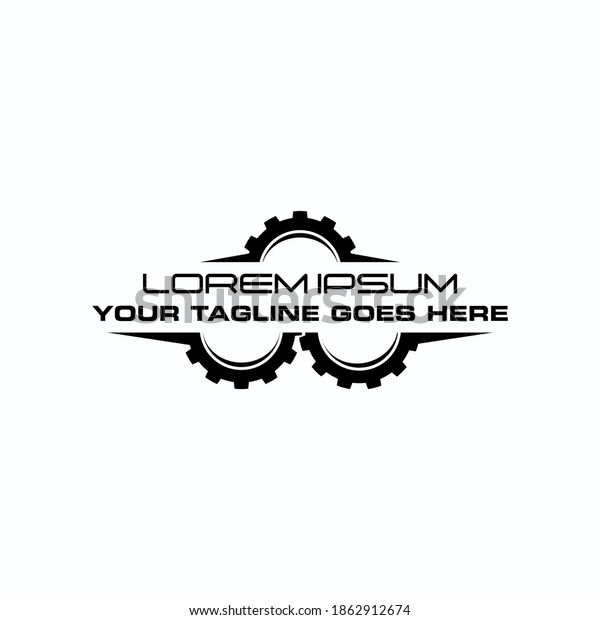 Simple triple Gear Machine component image\
graphic icon logo design abstract concept vector stock. Can be used\
as a symbol related to\
mechanic.