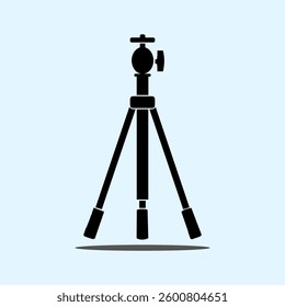 simple tripod camera vectors  icon