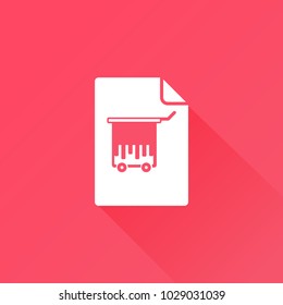 simple trolley icon