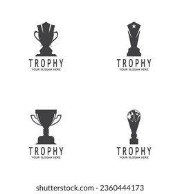 Diseño de logotipo de Trofeo Simple Vector Template