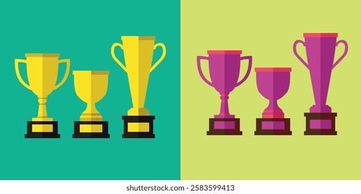 a simple Trophy set for design element
