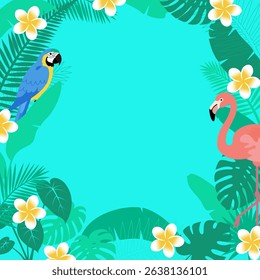 A simple tropical summer background
