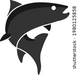 Simple Trout fish Vector. Great to use as your Trout fishing logo. 