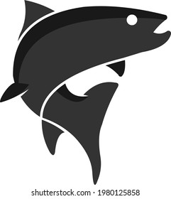 Simple Trout fish Vector. Great to use as your Trout fishing logo. 