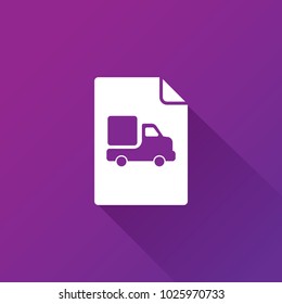 simple truck icon