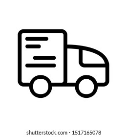 SImple truck icon vector illustration