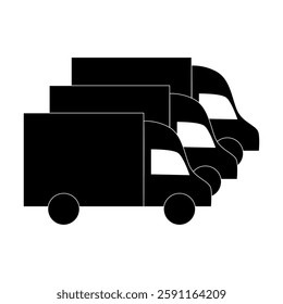 Simple of Truck Logistics Related Vector Line Icons. Contains such Icons as Cargo Inspection, Route, Forklift at warehouse and more. Editable Stroke. Flat style Eps 10