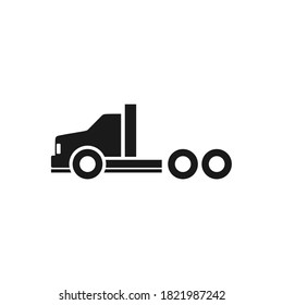 simple truck logo or icon