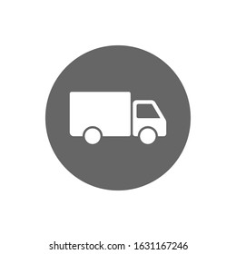 Simple truck silhouette, Delivery icon. Truck icon Vector icon. Lorem Ipsum Illustration design.