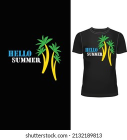 simple T-shirt Design Black vector