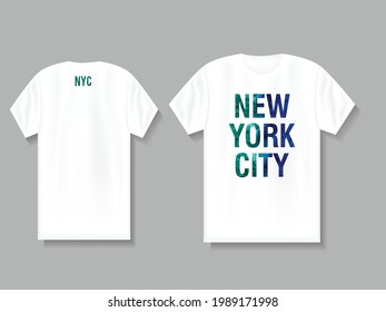simple t-shirt design (new york city)
