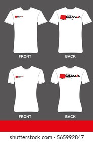 Simple t-shirt design, Welcome Colorado 2