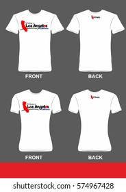 Simple t-shirt design, Welcome to Los Angeles 1