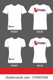 Simple t-shirt design, Welcome to Los Angeles 3