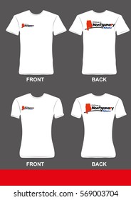 Simple t-shirt design, Welcome to Montgomery Alabama 2