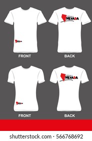 Simple t-shirt design, Welcome to  Nevada 3