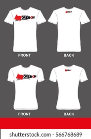 Simple t-shirt design, Welcome to Oregon 1