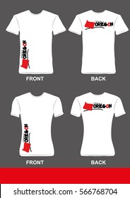 Simple t-shirt design, Welcome to Oregon 4