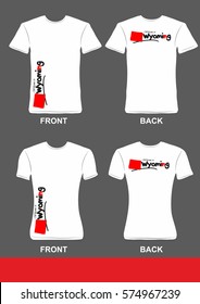 Simple t-shirt design, Welcome to Wyoming  4