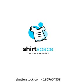 simple tshirt logo design vetor