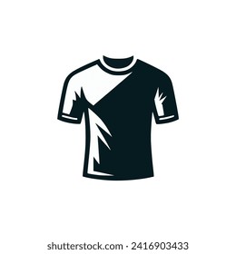 simple t-shirt logo vector illustration template design