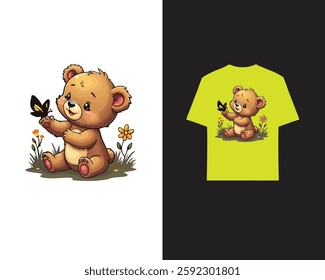 Simple T-shirt Template Mock Up Design