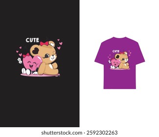 Simple T-shirt Template Mock Up Design