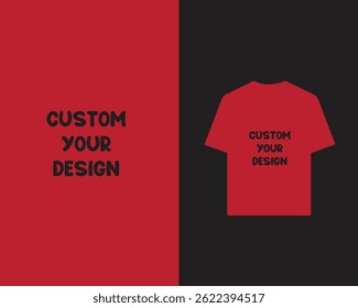Diseño de maqueta de Plantilla de camiseta simple