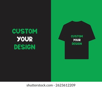 Modelo de camiseta simples Design de maquete
