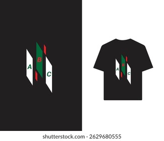 Simple T-shirt Template Mock Up Design  
