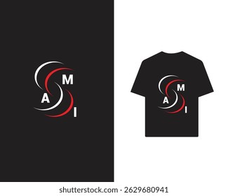 Diseño de maqueta de Plantilla de camiseta simple  