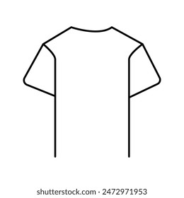 simple T-shirt vector icon design