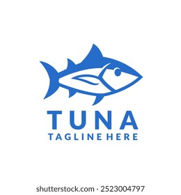Diseño de logotipo de atún simple