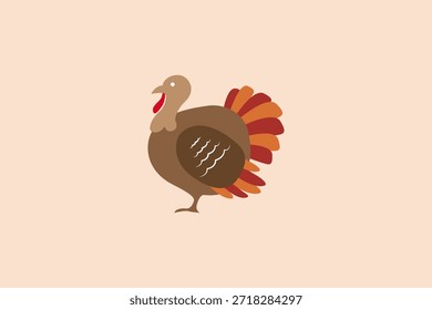 Simple Vector del logo de Acción de Gracias de Turquía