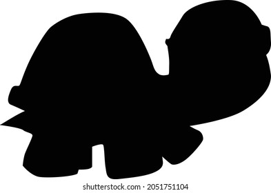 simple turtle vector design for kids