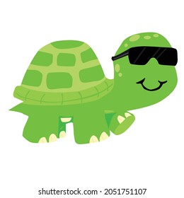 diseño simple de vectores de tortuga para niños