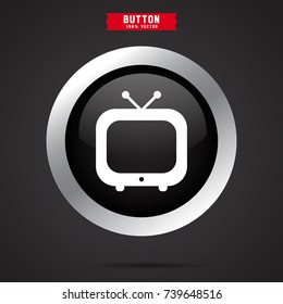 simple tv icon