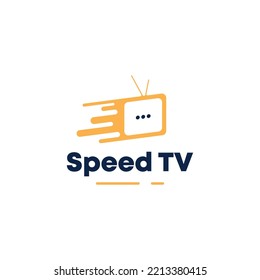 Simple TV Logo Design Vector. Television Logo for Business and Brand Identity