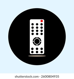 simple tv remote vectors icon