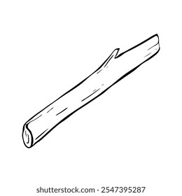 A Simple Twig or Stick Can Be Utilized for Various Nature Crafts and Outdoor Activities.Vector sketch illustration. Pet shop