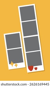 einfaches Symboldesign mit zwei Rahmen